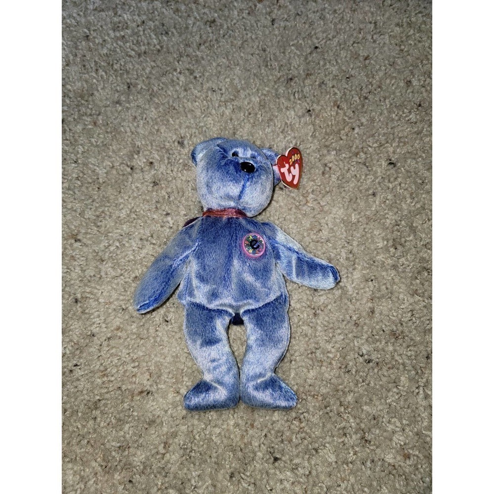 PERIWINKLE the Bear TY Beanie Baby Brand New FAST 1st Class Shipping
